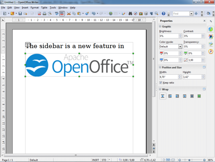 OpenOffice Writer 4